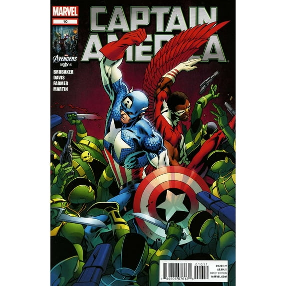 Captain America (6th Series) #10 VF ; Marvel Comic Book