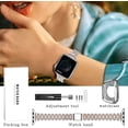 thumbnail image 6 of ANTHOUSE Slim Watch Band Compatible with Apple Watch 41mm 45mm 42mm 44mm 40mm 38mm Metal stainless steel Watchband suitable for iWatch 8/7/6/5/4/3/2/1/SE series Women Luxury strap, 6 of 12