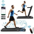 thumbnail image 3 of Barara King Treadmill, Electric Treadmill, Walking Jogging Machine,4.75HP 2 In 1 Folding Treadmill with Remote APP Control-Black, 3 of 8
