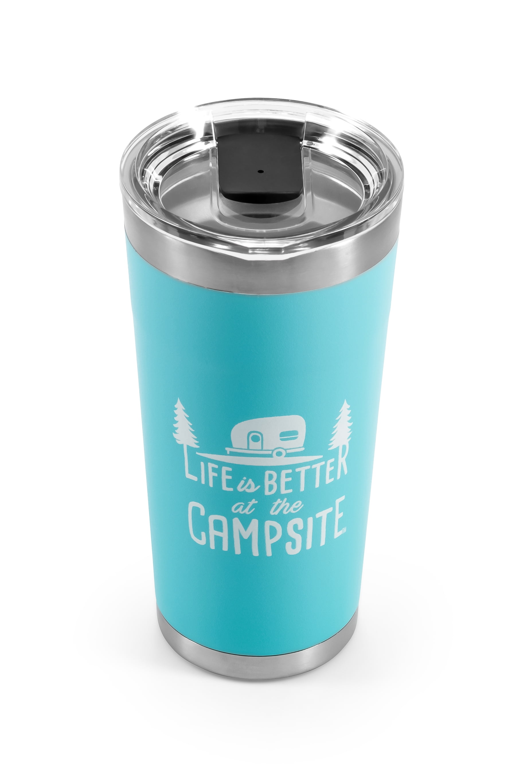 Life Is Better at The Campsite RV 20oz Painted Tumbler - Camp More/Stress Less