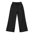 thumbnail image 6 of Levmjia Women Wide Leg Corduroy Pants High Waisted Drawstring Lounge Pants with Pockets Solid Color Casual Long Trousers, 6 of 7