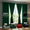 Emerald green, variant on QIANLI 4 Panels 100% Blackout Curtains, Midweight Thermal Insulated Grommet Drapes for Bedroom Living Room, Light Blocking Window Treatment, Pack of 4, 54x108 Inches, Black