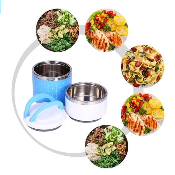 Almuerzo Térmico Comida Termo con Aislamiento de Acero Inoxidable de 2 Capas ANGGREK Otros