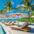 thumbnail image 4 of 9ftx8ft Double Top Round Patio Umbrella, Outdoor Market Table Centred Umbrellas with Crank and Tilt, 6 Sturdy Ribs, 4 of 8