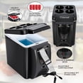 thumbnail image 6 of CAYNEL 12V 6 Quart Personal Thermoelectric, 6 Liter Capacity, Portable Electric Cooler Warmer with 12V DC, Small Fridge for Car, RV, and Camping Use, 6 of 6