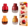 thumbnail image 2 of Ergonomic Fruit Pitter Tool 7 Holes Press Mechanism for Cherries and Soft Fruits Easy to Clean Kitchen Gadget orange color, 2 of 4