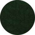 thumbnail image 1 of Ahgly Company Indoor Round Abstract Emerald Green Modern Area Rugs, 6' Round, 1 of 4