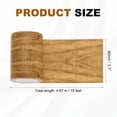 thumbnail image 2 of Cinta de Reparación de Grano de Madera Uxcell, 80mm x 4.57m, Parche de Reparación Impermeable para Arañazos de Muebles y Pisos, Marrón Arce, 2 of 6