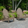 thumbnail image 3 of highwood  Essential Set of 2 Adirondack Chairs Woodland Brown, 3 of 5