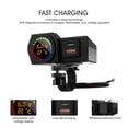 thumbnail image 4 of ZheElen Professional Wear-resistant Motorcycle Charger Good Fixation Temperature Digital Display Car Chargers Handlebar Installation, 4 of 6