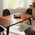 thumbnail image 3 of Homy Casa 63 inch Dining Set for 4, Large Table with Upholstered Chairs, 3 of 10