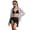 S10-Black, variant on 7-8 Years Swimsuit For Girls Bikini Swimsuit Three Piece Summer Beach Swimwear For Kids Adorable Playsuit Black