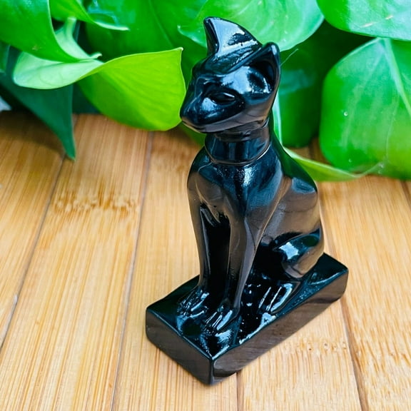 3 Inch Natural Obsidian Quartz Hand Carved Crystal Reiki Healing 1 Piece -