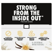 Oikos Protein Shake, Shelf Stable, Vanilla, 30g Protein, 12 fl oz, 12 Count Bottles