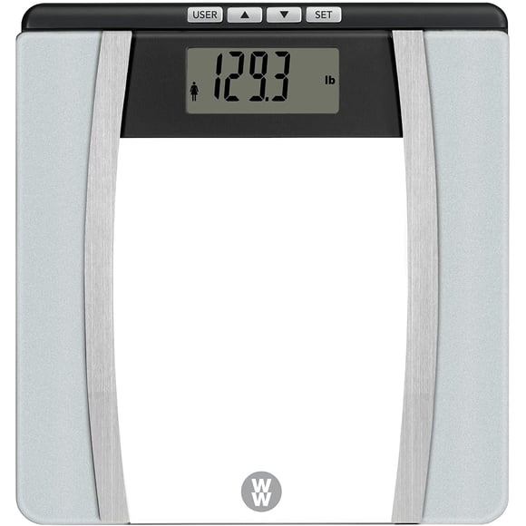 Bascula de Baño de Vidrio WW Conair Memoria para 4 Usuarios Pantalla LED 400lbs Conair C-946656