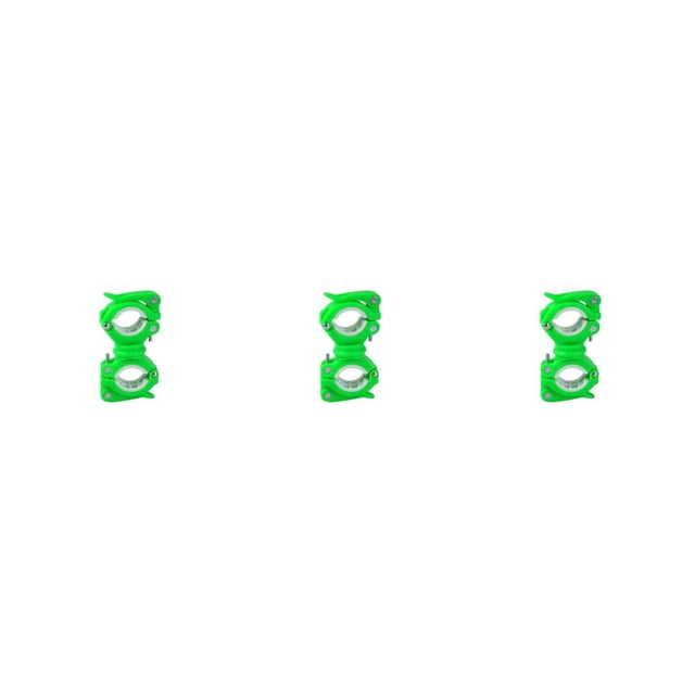 Greeniant Soporte de luz Plástico Goma Accesorios para ciclismo Tamaño compacto Lámpara multipropósito Montaje Liberación rápida Suministros para Type1 NO1 Greeniant CBP448371