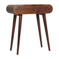 thumbnail image 3 of Lesuto Mini Round Chestnut Fold Vanity - Nordic Style, Wood, 1 Drawers, 3 of 11