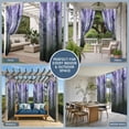 thumbnail image 5 of 2 Panels Outdoor Curtains for Patio Waterproof 54"x108" Purple Forest Weatherproof Privacy Outsides Curtains, Vintage Foggy Woods Tree Grommet Thermal Drapes for Cabana Porch Pergola, 5 of 8