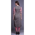 thumbnail image 4 of Bimba Kurta Droite Imprimée Indienne en Rayonne Slub Robe Tunique à Manches 3/4 pour Femmes, 4 of 6