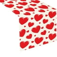 thumbnail image 2 of Veeogra Clearance,kitchen essentialsTable Runner,Valentine's Day Linen Printed Table Flag Living Room Dining Table Mat Holiday Love Thermal Insulation Tableclothhome essentials, 2 of 8