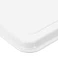 thumbnail image 5 of WHAMVOX Set of 2 White Plastic Serving Trays for Home Use, Reusable Storage Trays Made with PP Material, 5 of 8