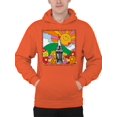 thumbnail image 2 of Officially Licensed Coca Cola Harmony Smiley Sun Men's Hoodie, 2 of 3