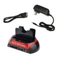 thumbnail image 4 of Matsuzay Estación de acoplamiento HDD USB2.0 Disco duro de plástico Hub Adaptador de lector de tarjeta de disco de escritorio Suministros de reemplazo Juegos de teclado y mouse para computadora, 4 of 8
