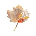 thumbnail image 3 of Broche de mujer,broche de hoja de arce para mujer vestido de moda,broche de diamantes de imitación para el pecho broche de solapa para traje,joyería elegante regalos del día de San Valentín, 3 of 8