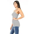 thumbnail image 3 of Women's Casual Ribbed Racerback Solid Stretch Cami Tank Top, 3 of 4