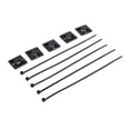 thumbnail image 3 of Bridas negras Jadeshay 200 unidades bridas de nailon bridas para cables, 3 of 12