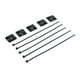 thumbnail image 3 of Bridas negras Jadeshay 200 unidades bridas de nailon bridas para cables, 3 of 12