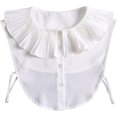 thumbnail image 5 of CAILDANL Fake Collar Detachable Faux Collar Half Shirt Women Blouse False Collar Dickey, 5 of 6