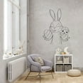 thumbnail image 3 of Cocomelon Character Cute Rabbit And Bird Easter Bunny Vinyl Wall Art Wall Sticker Decal Home Nursery Room Kids Room Study Room Boys Girls Room Cute Wall Décoration Design Décor Size (10x6 inch), 3 of 3