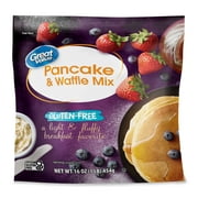 Great Value Gluten Free Pancake & Waffle Mix, 16 oz Box