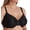 Black, variant on Women's Olga GB0561A No Side Effects Contour Underwire Bra (Black 44D)