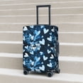 thumbnail image 6 of Pofeuu Ice Blue Heart Print Luggage Suitcase Cover Protector Luggage Washable Covers Aesthetic for 18/24/28/32 inch Luggage（No luggage included）-Medium, 6 of 7
