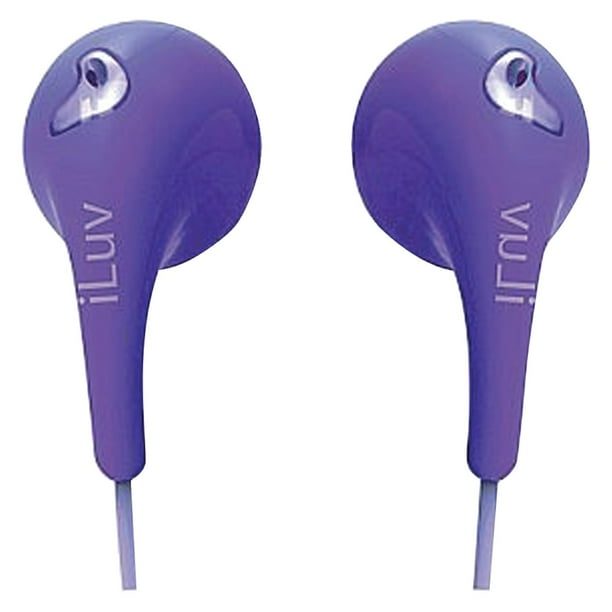 iLuv IEP205PUR Bubble Gum II Earbuds (Purple)