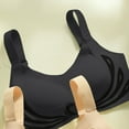 thumbnail image 5 of Powerful Push up Seamless Bra Caralush Wmstylist Lushfitting Wireless Bra No Underwire Full Coverage Support Anti Sagging Bra Black 48, 5 of 5