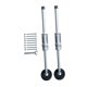 thumbnail image 2 of 2 piezas de nivelador de escalera, patilizantes de escalera de extensión Pats Accesorios de escalera de escalera Herramientas ajustables con pies de Longitud 50 cm, 2 of 8