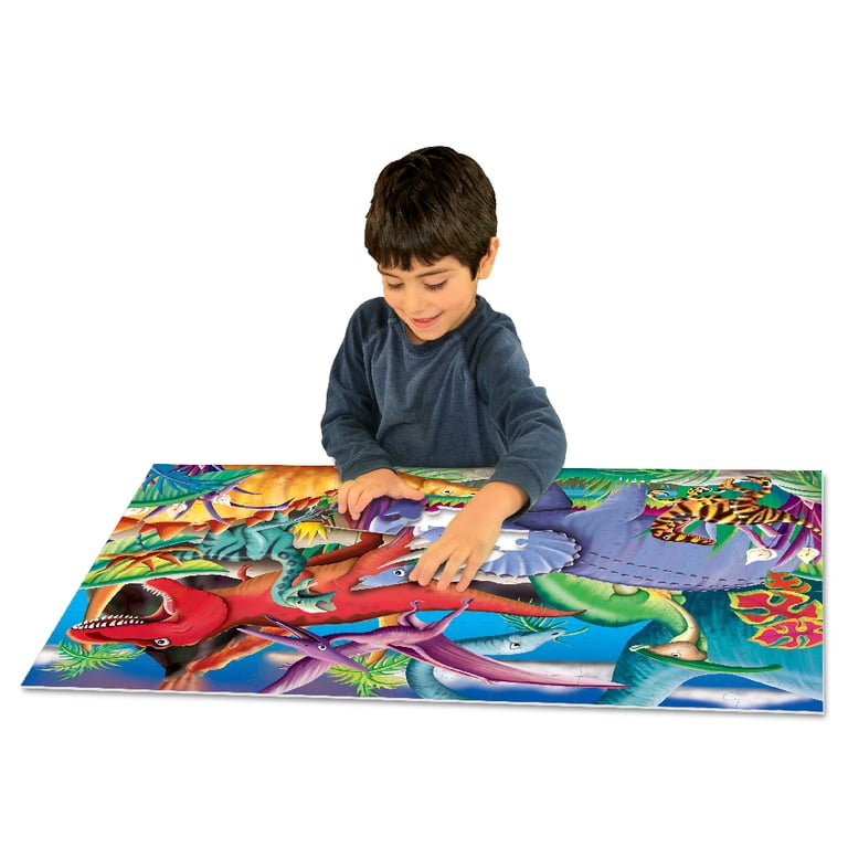 The Learning Journey Puzzle Doubles, Glow In The Dark, Dino