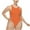 Orange, variant on QUYUON Women Bodysuits Summer Sleeveless Crew Neck Sleeveless Tank Tops Bodysuits Solid Color T-shirt Bodysuit Tops for Women Body Suits Thong Jumpsuit Fashion Rompers, Style 108 Black 3XL