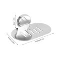 thumbnail image 7 of LOLIPPYY Wall Mounted Stainless Steel Soap Dish with Drainage for Bathroom Shower and Kitchen, 7 of 7