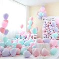 thumbnail image 1 of Globos de látex CHEPIHG 100 unidades 10 pulgadas macarrones surtidos, 1 of 1
