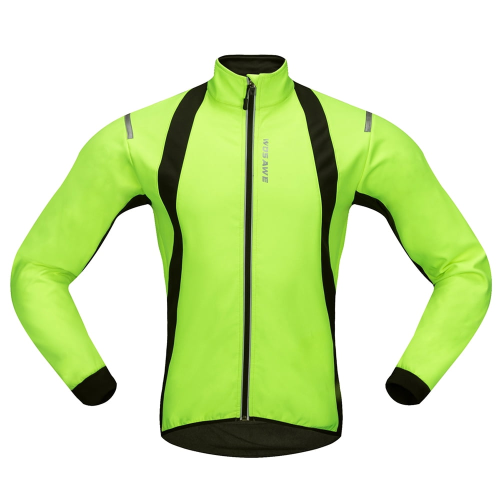Reflective Bike Bicycle Cycling Sport Clothing Jacket Windproof Coats Jersey 