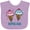 Lavender, variant on Inktastic Ice Cream We're One Twin Boy & Girl Boys or Girls Baby Bib
