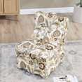 thumbnail image 2 of Floral Flannel Chair for Living Room Dining / Add Romance to Meals, 2 of 5