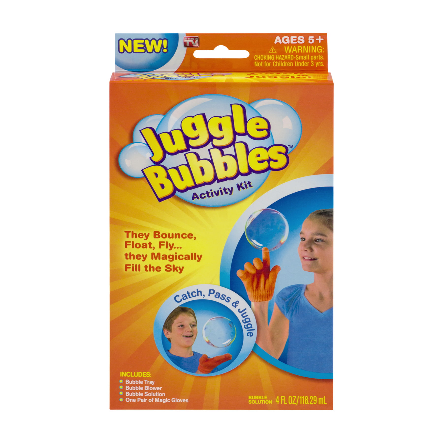 Juggle Bubble As Seen on Tv Bouncing Bubbles Blowing Bouncing Activity Kit Set 
