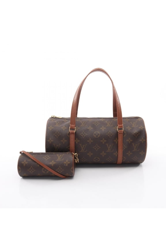 Pre-Owned Louis Vuitton Papillon 30 Old-Style Handbag, Coated Canvas and Leather, Monogram,...
