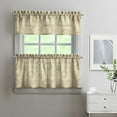 thumbnail image 2 of Gothic Celestial Kitchen Curtains Set Moon Sun Astrology Print 3-Piece Tier and Valance Set Starry Night Aesthetic Witchy Rod Pocket Curtains for Spiritual Home Decor, 2 of 6