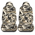 thumbnail image 1 of LAKIMCT Abstract Marble Print Car Seat Covers Vehicle Front Seat Covers Universal Fit Seat Protector, 1 of 9